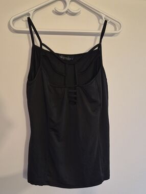 Zanzea Black Double-Strap Women's Camisole with Ladder Detail